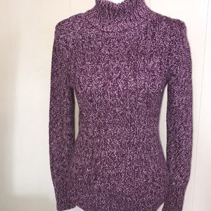 Women’s purple turtleneck style sweater size small